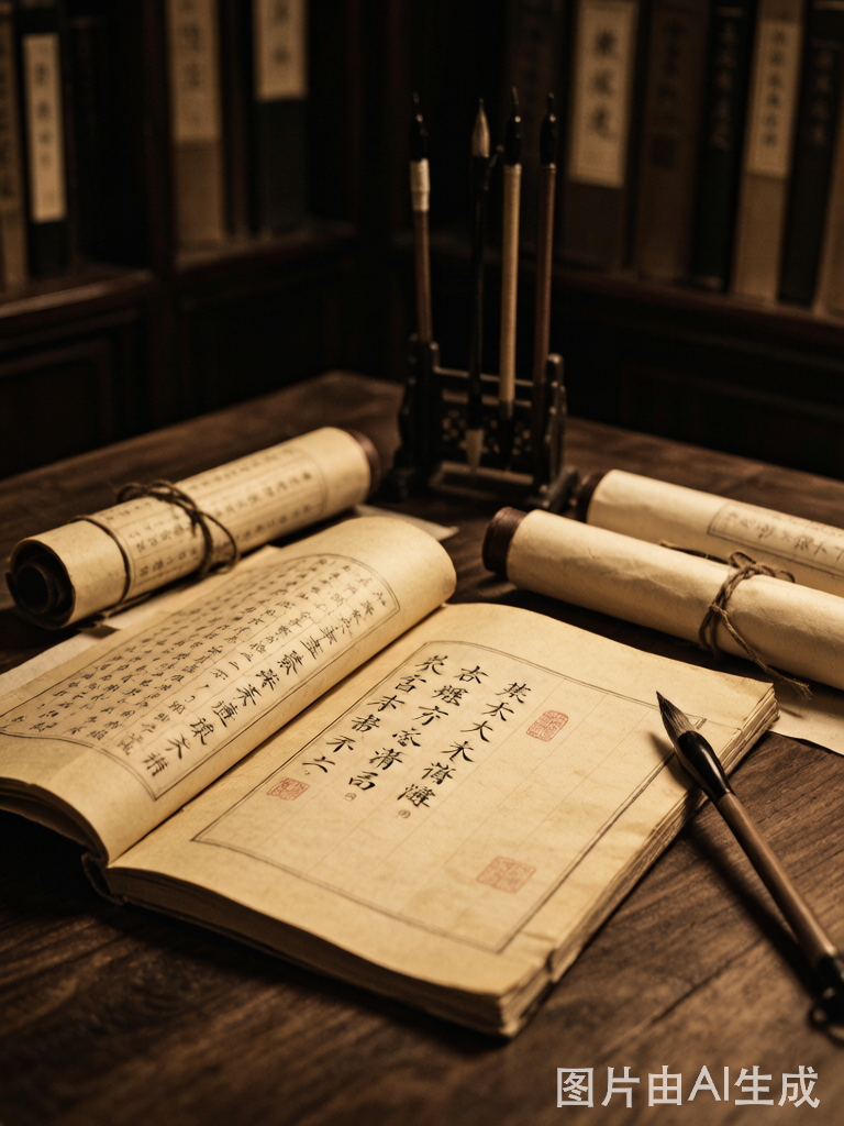古卷灯谜册